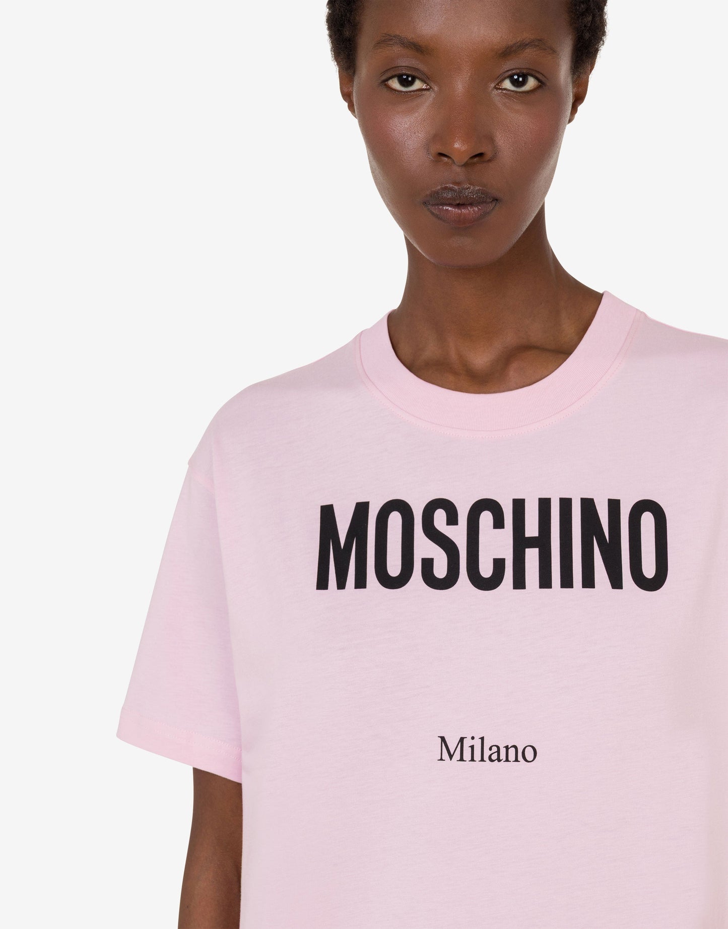 T-shirt in jersey di cotone organico stampata