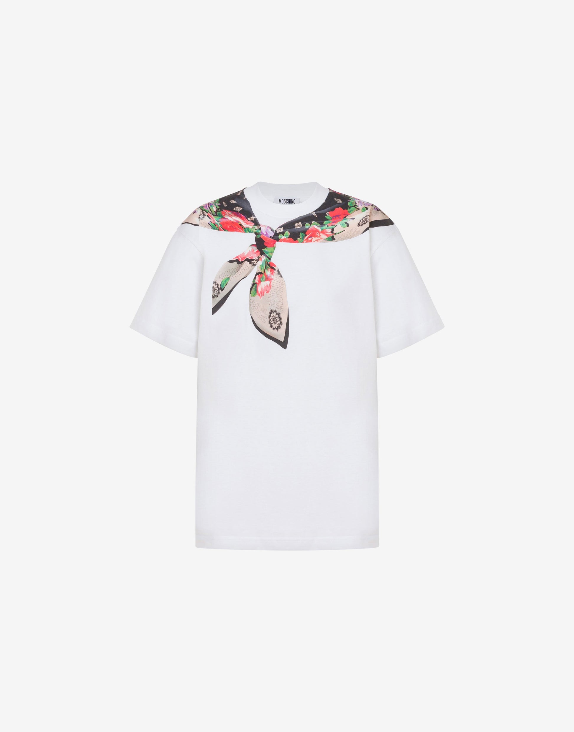 T-shirt in jersey di cotone organico stampata