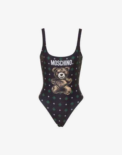 Costume intero in lycra Moschino Teddy Bear