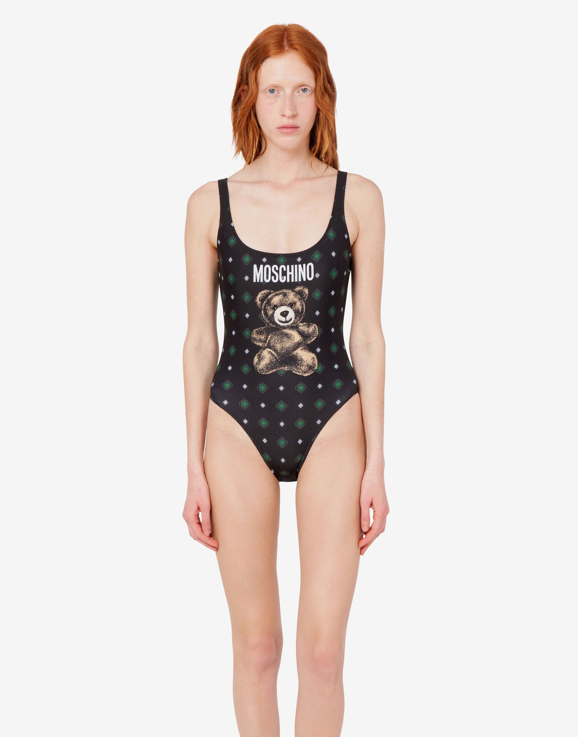 Costume intero in lycra Moschino Teddy Bear