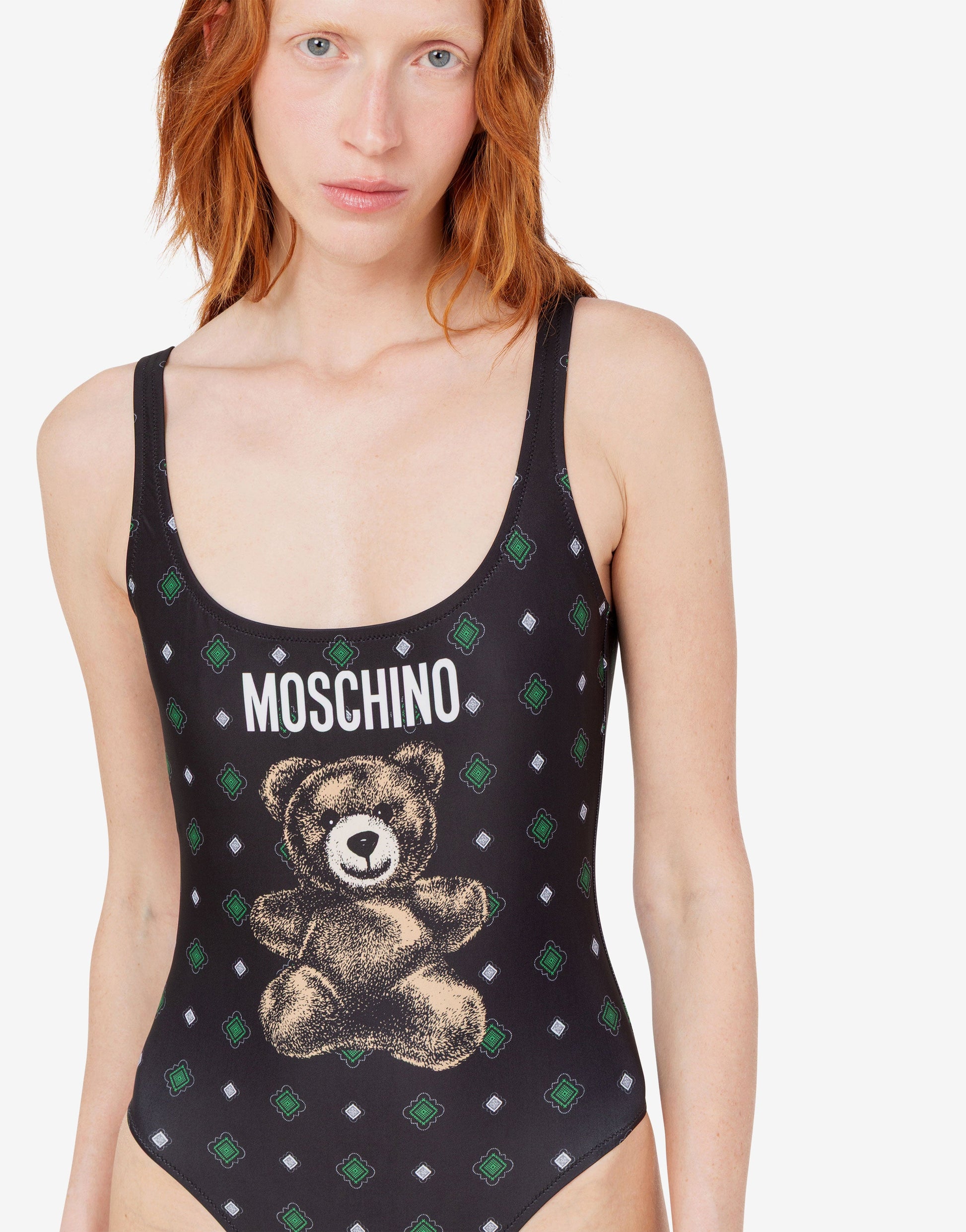 Costume intero in lycra Moschino Teddy Bear