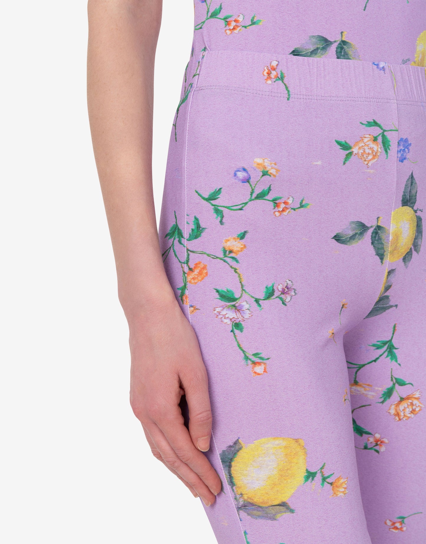 Leggings in jersey tecnico stampato
