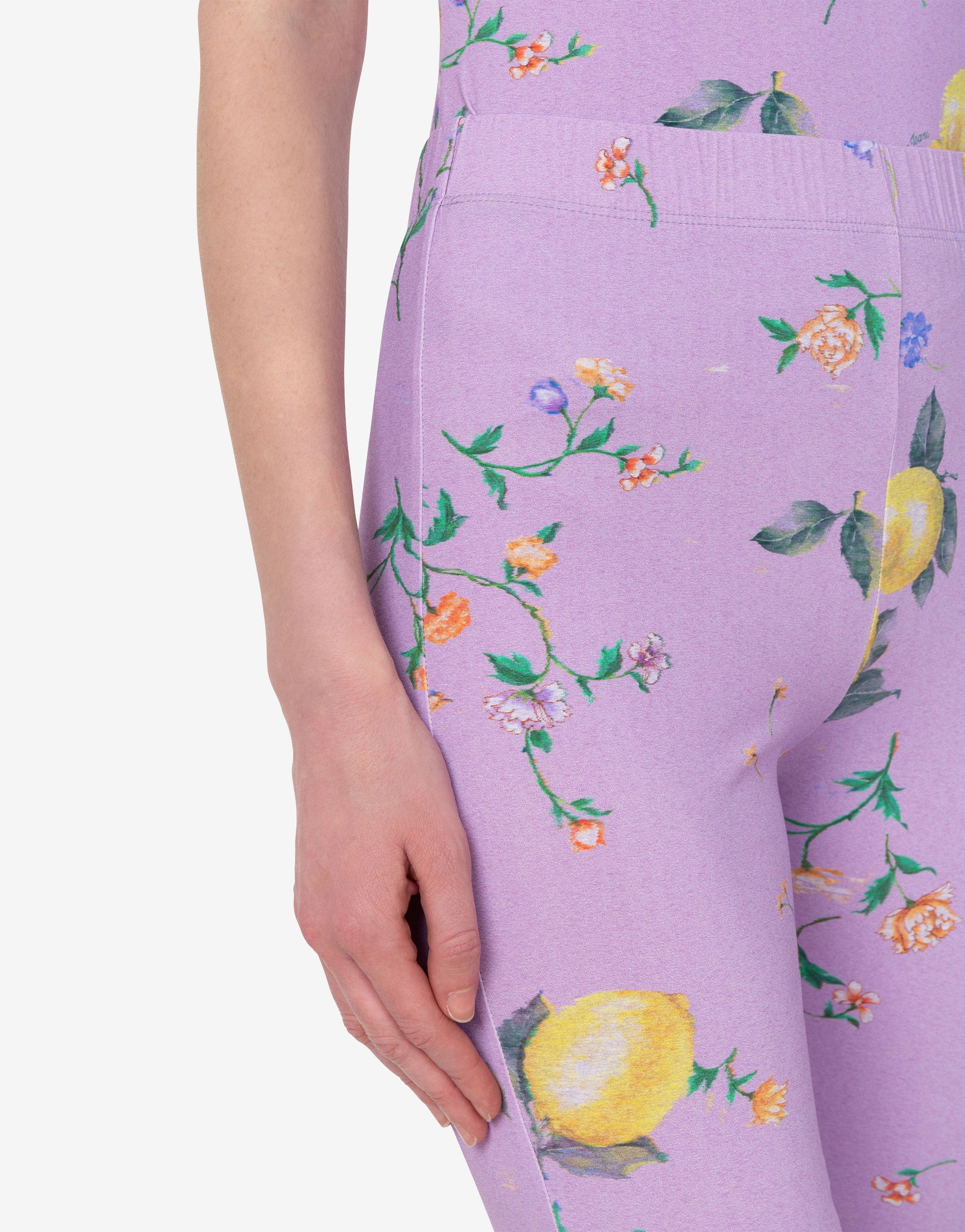 Leggings in jersey tecnico stampato