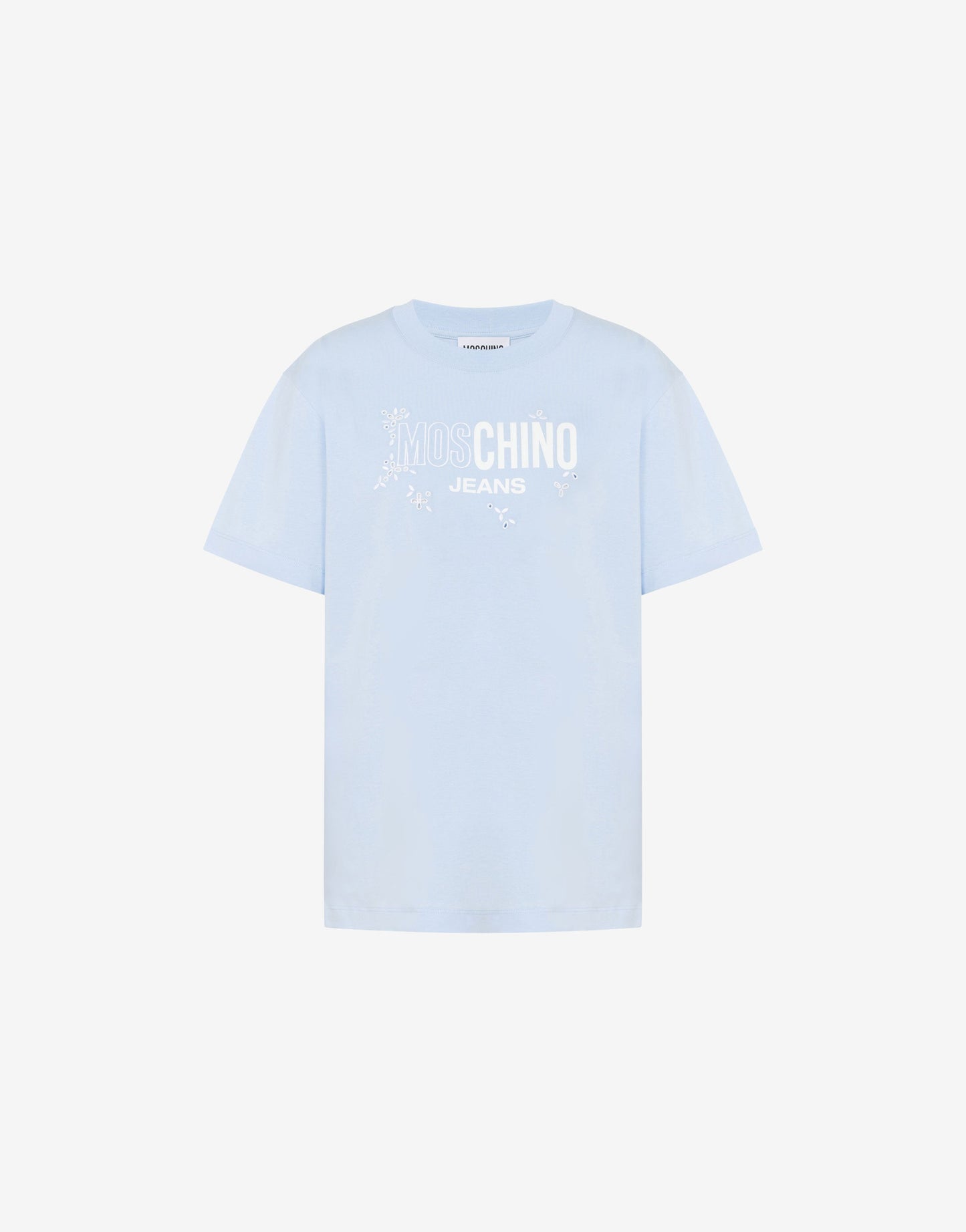 T-shirt in jersey di cotone stampata