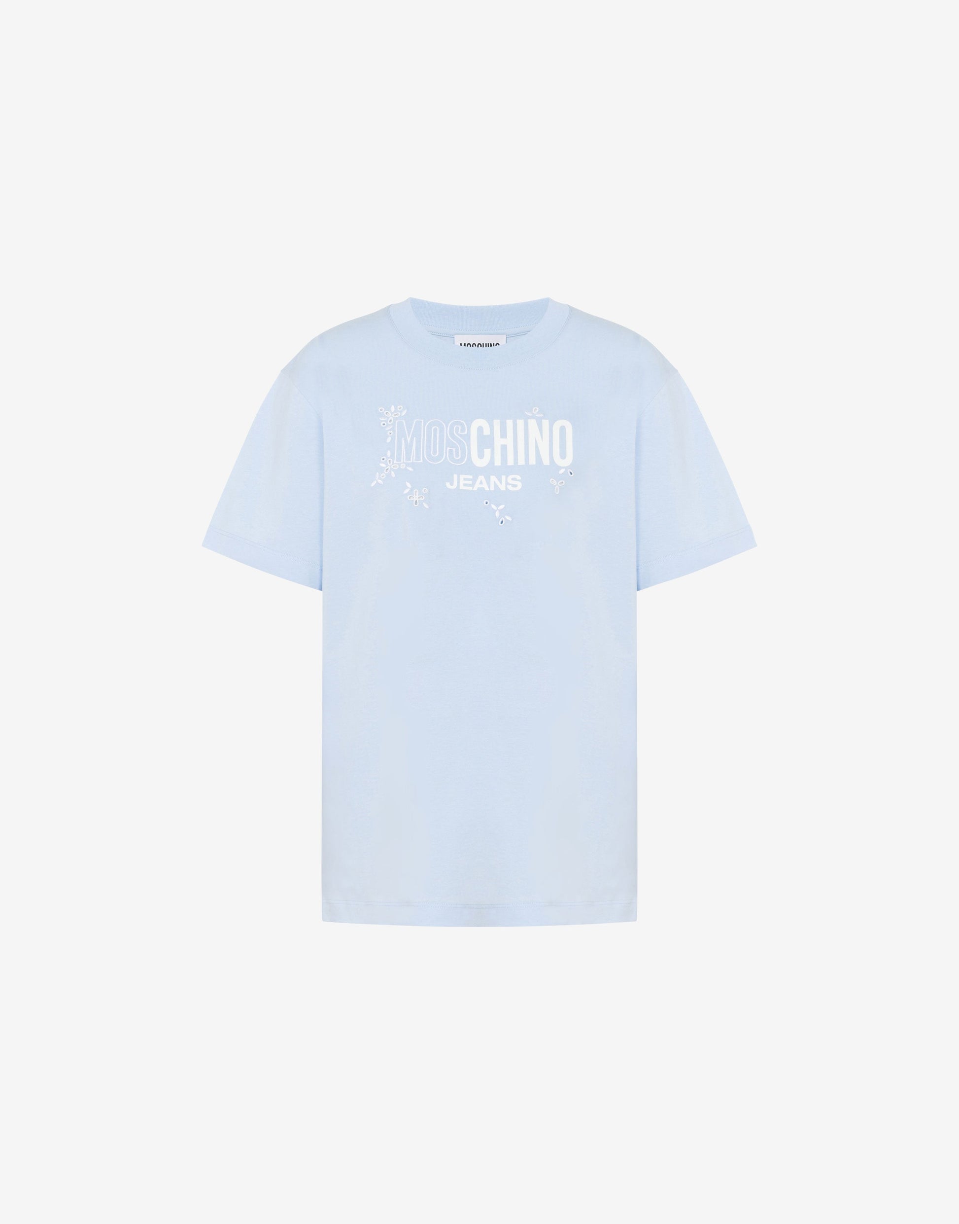 T-shirt in jersey di cotone stampata
