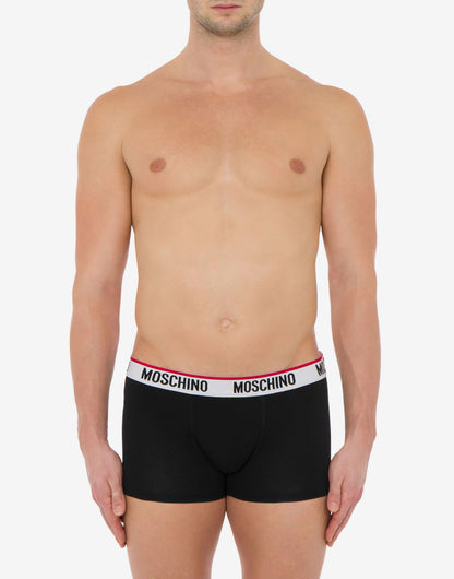 Set di 2 boxer in jersey stretch Logo Band