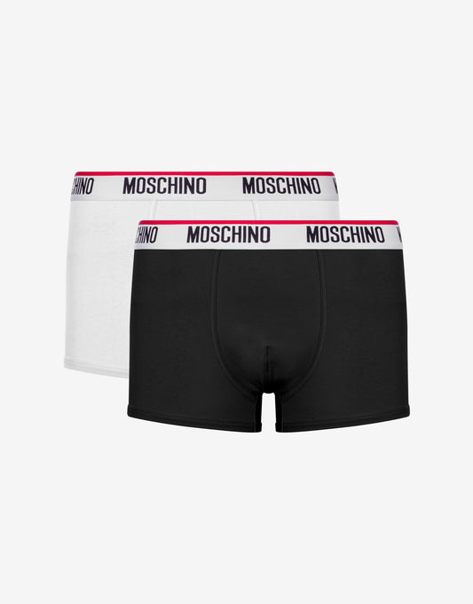Set di 2 boxer in jersey stretch Logo Band