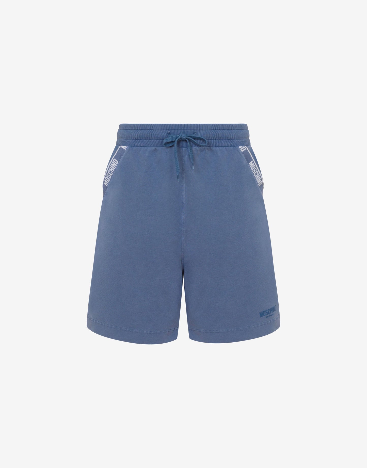 Shorts in cotone tinto in capo
