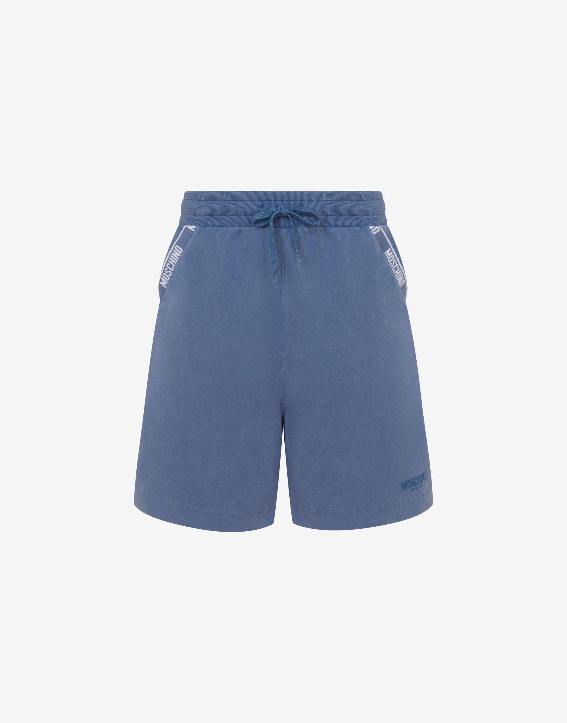 Shorts in cotone tinto in capo