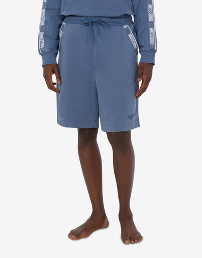 Shorts in cotone tinto in capo