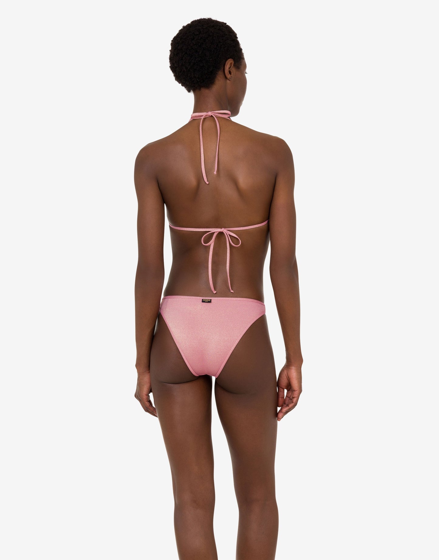 Top bikini a triangolo in jersey lurex Smiley®
