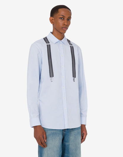 Camicia in vichy di cotone stampata