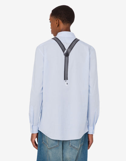 Camicia in vichy di cotone stampata