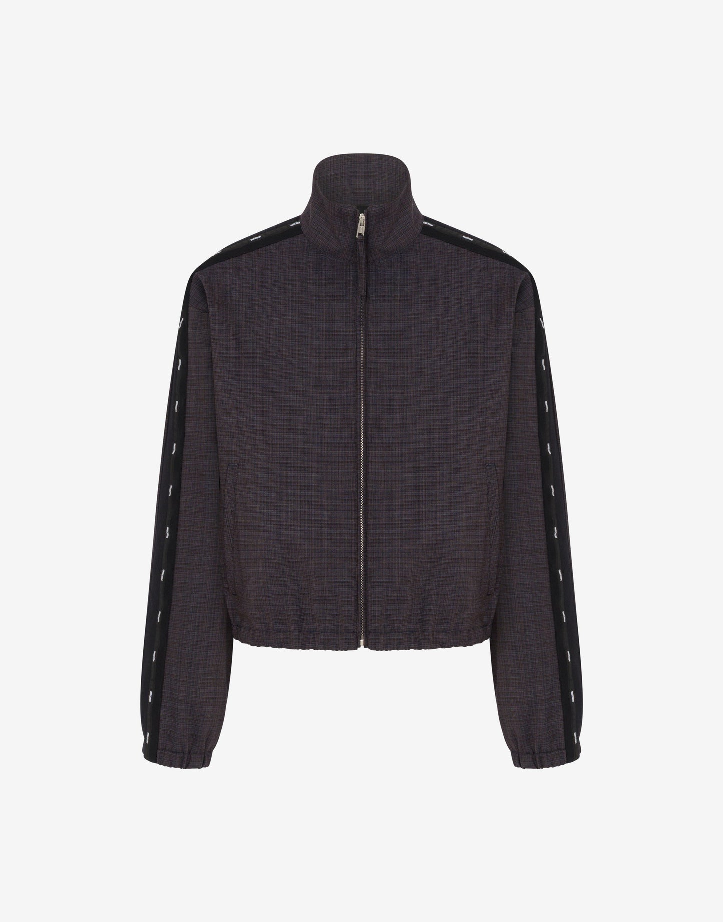 Giacca in panno di misto lana stretch