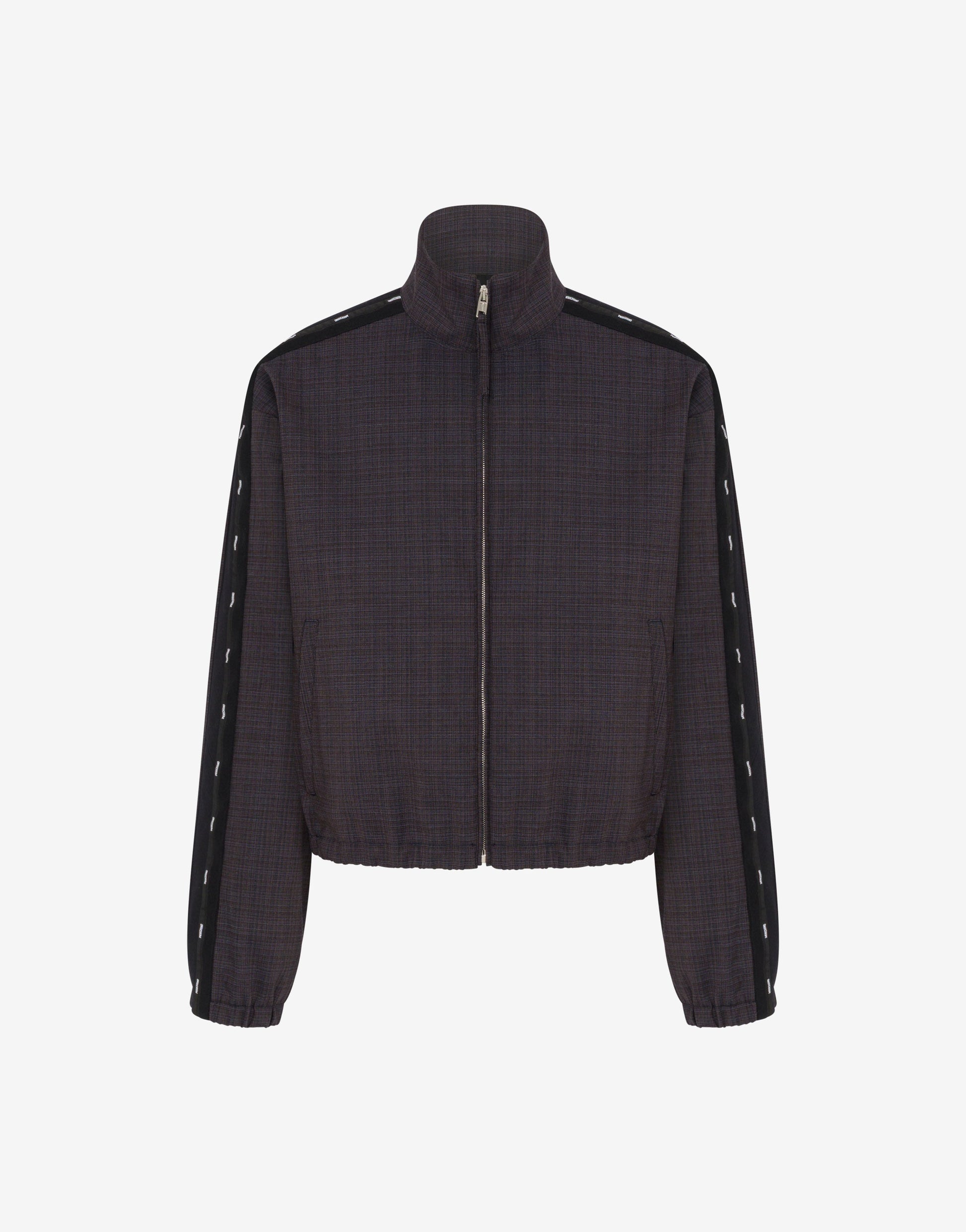 Giacca in panno di misto lana stretch