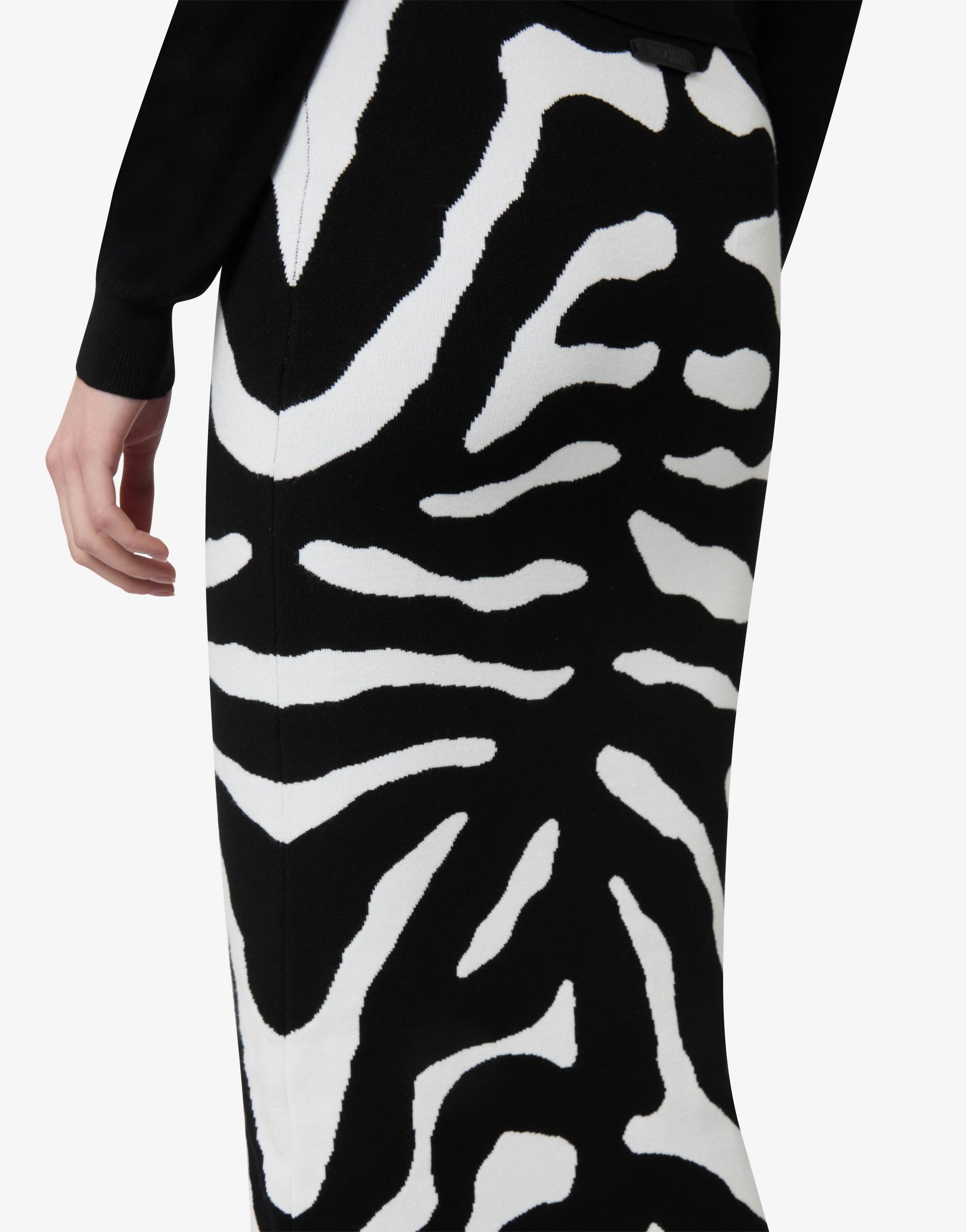 Gonna elasticizzata stampata 