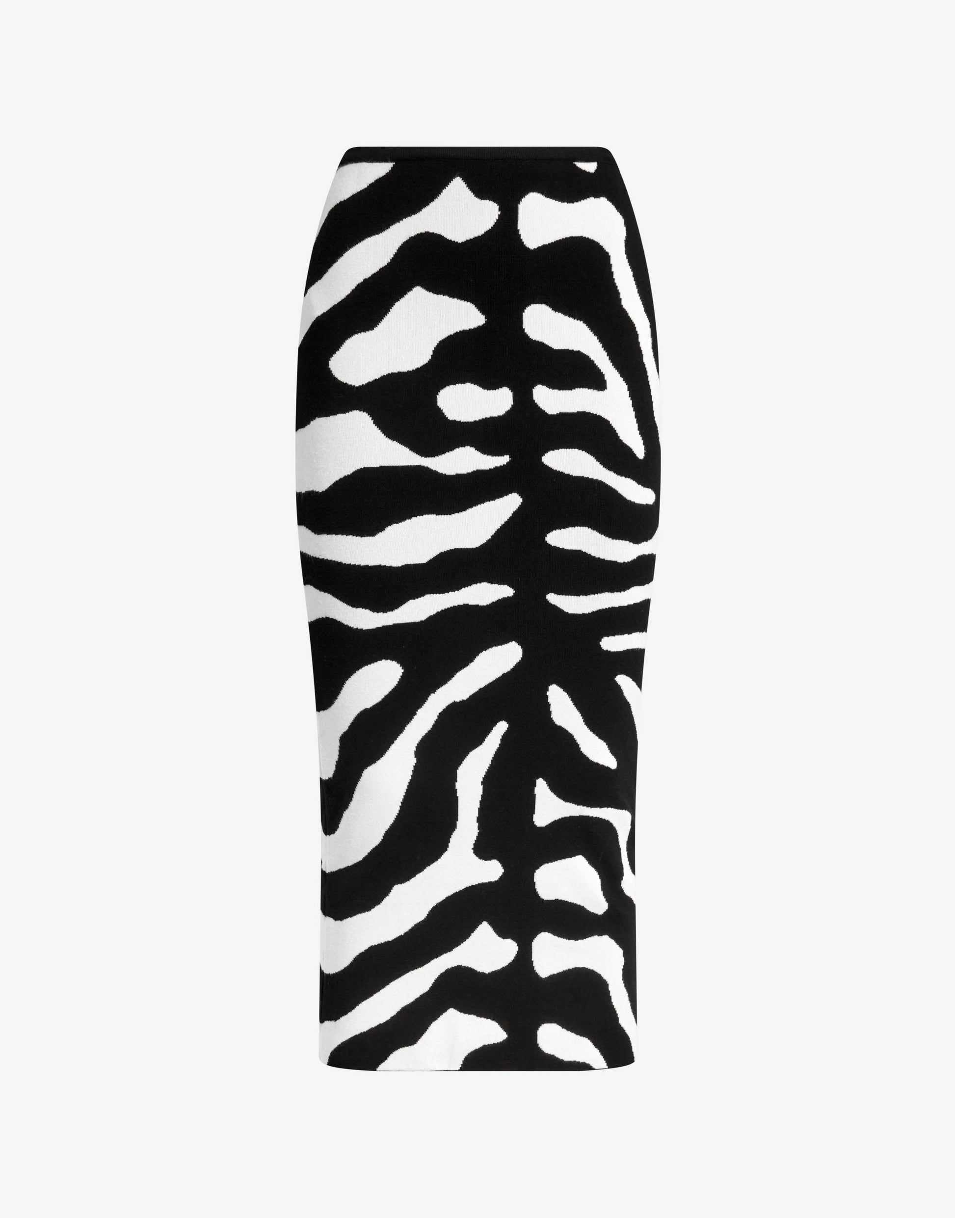 Gonna elasticizzata stampata 