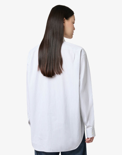 Camicia in popeline di cotone stampata