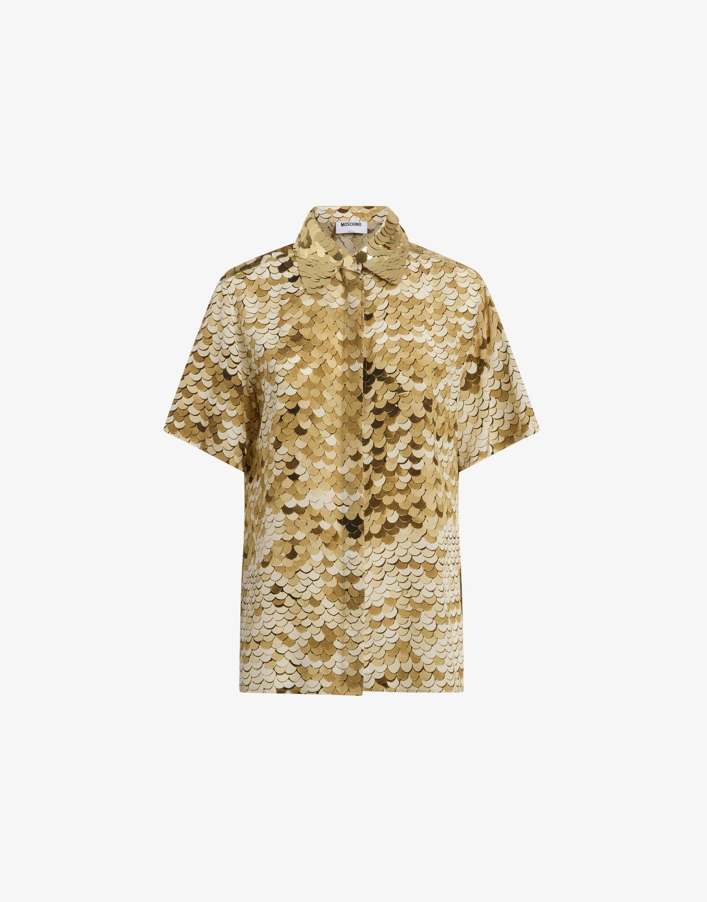 Camicia in crepe de chine stampata