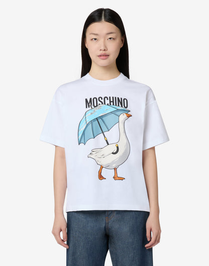 T-shirt in jersey di cotone organico Goose