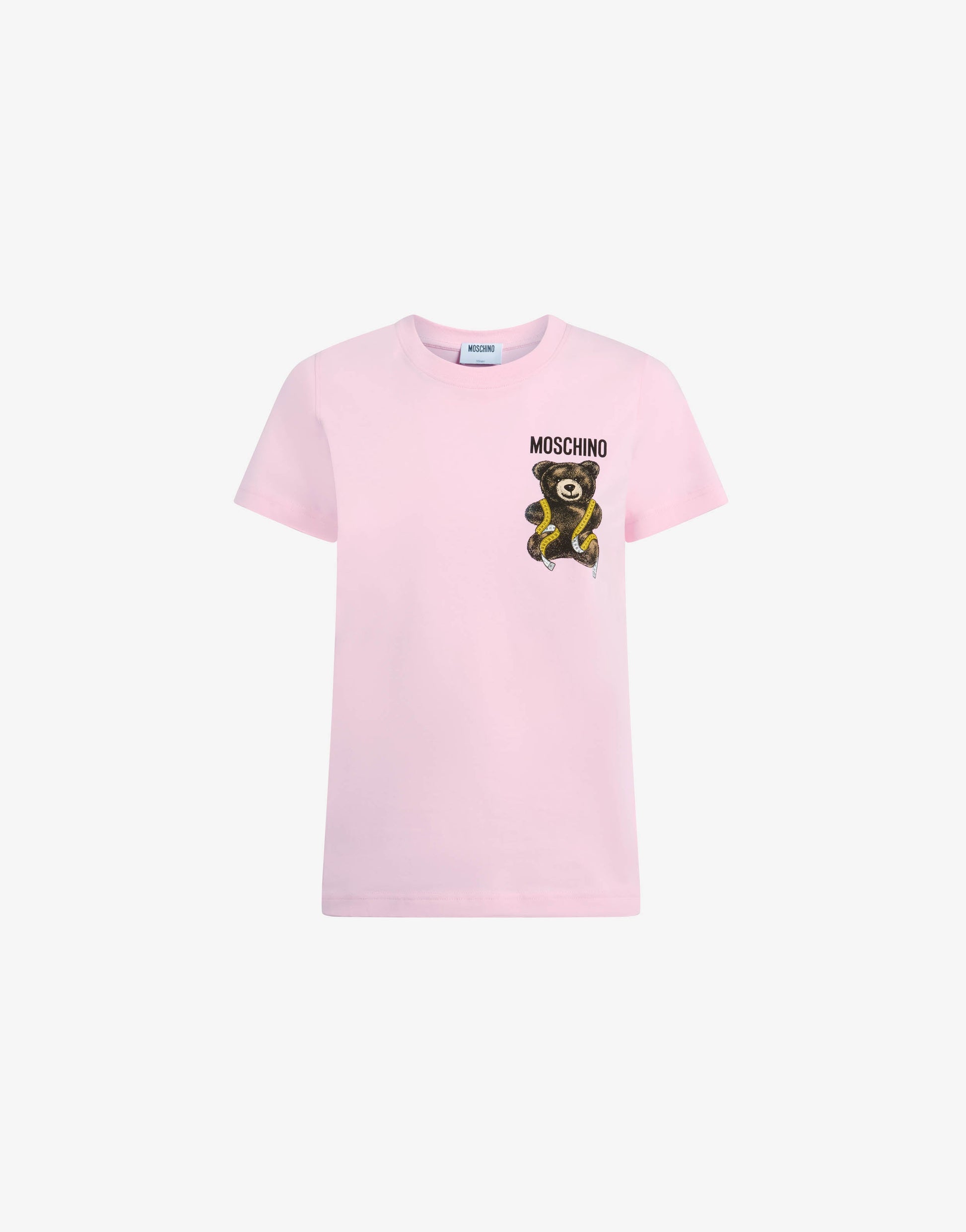 T-shirt in jersey di cotone organico Moschino Teddy Bear