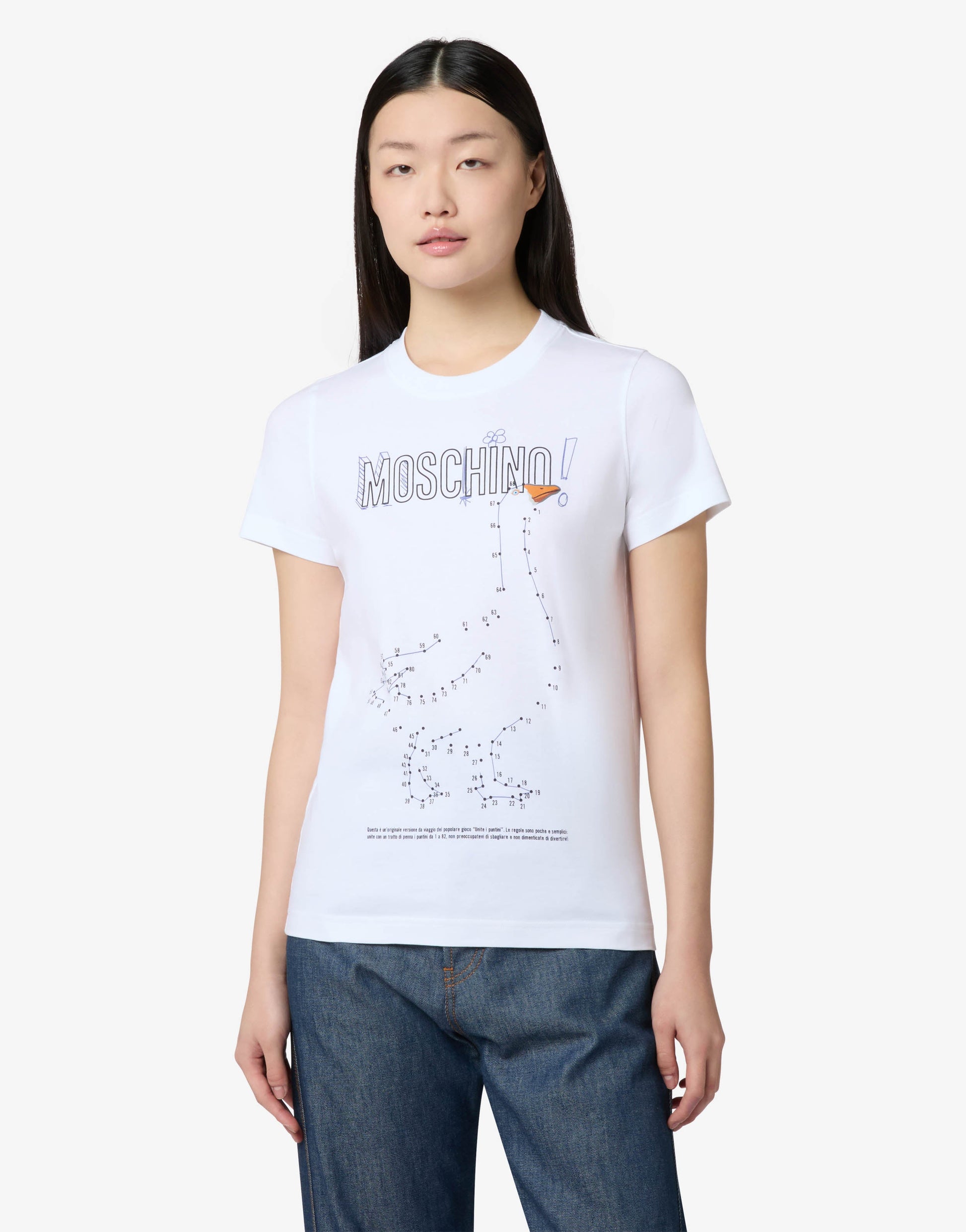 T-shirt in jersey di cotone organico Goose