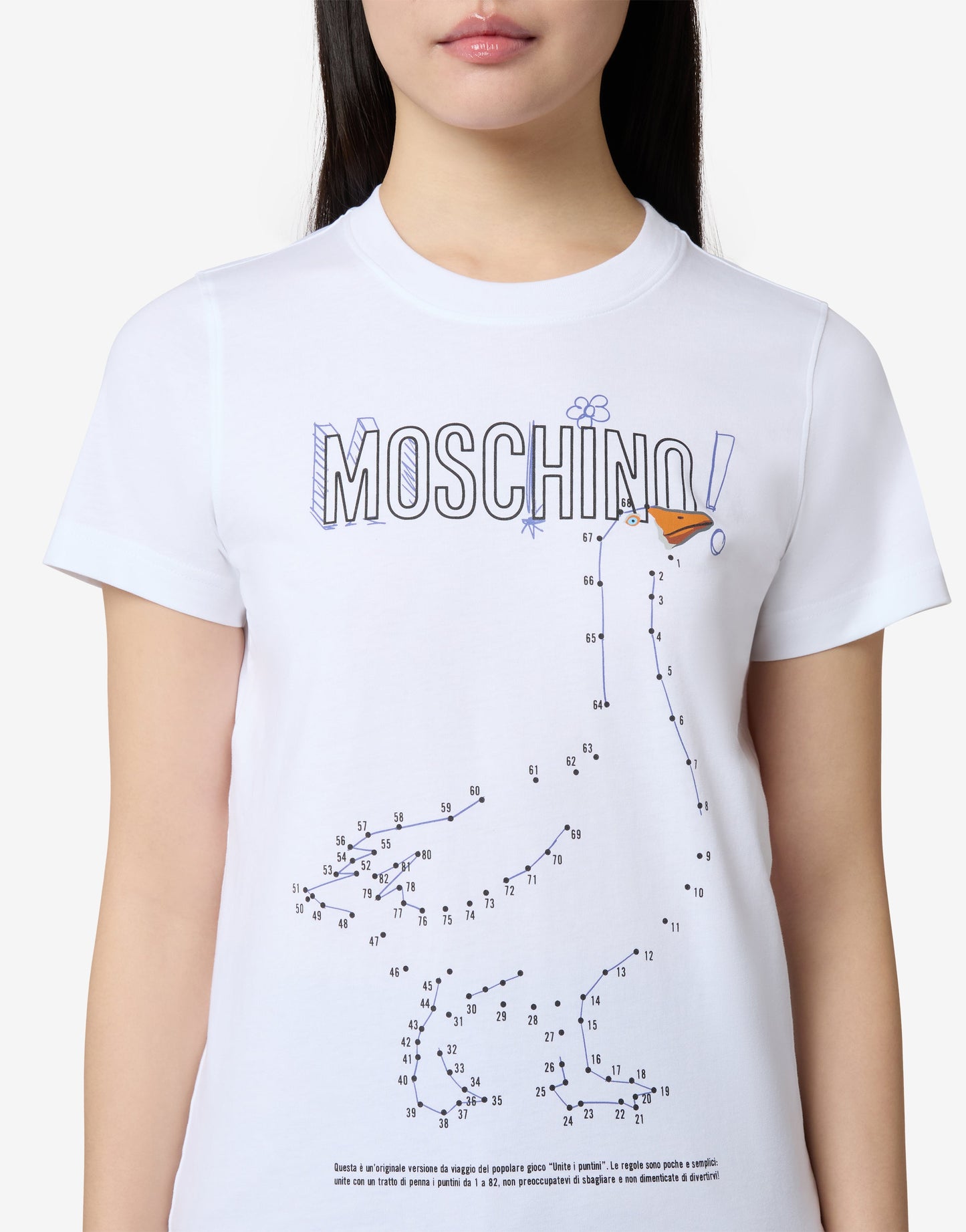 T-shirt in jersey di cotone organico Goose