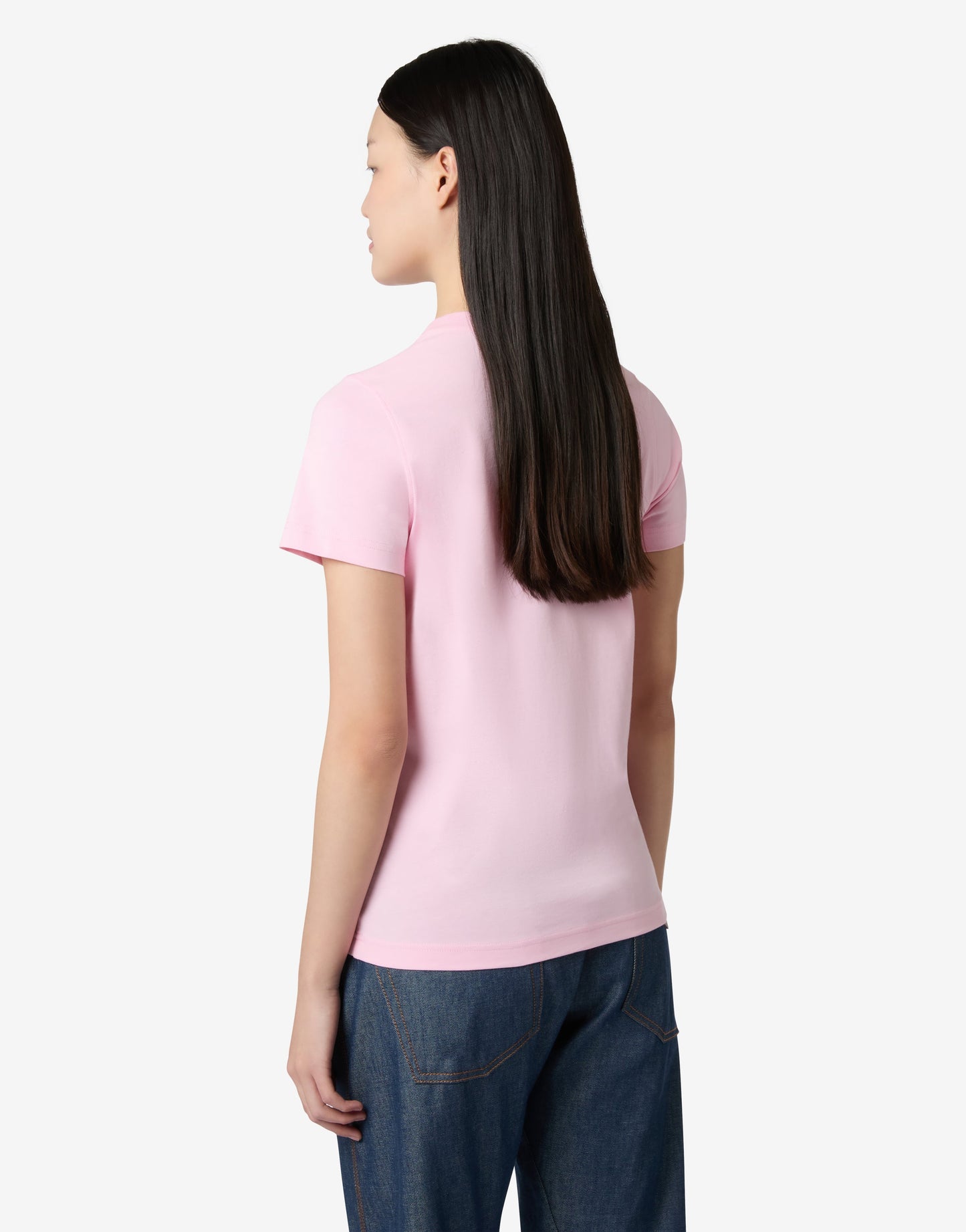 T-shirt in jersey di cotone organico stampata