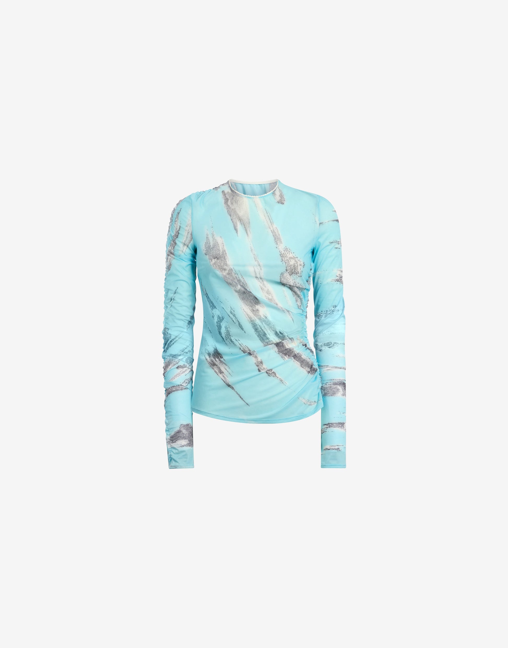 Maglia in tulle archive clouds