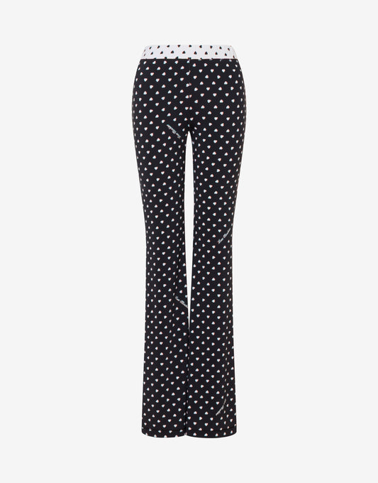 Pantalone in jersey tecnico stampato