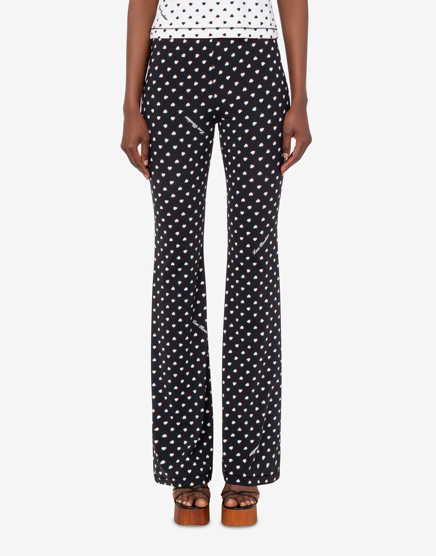 Pantalone in jersey tecnico stampato