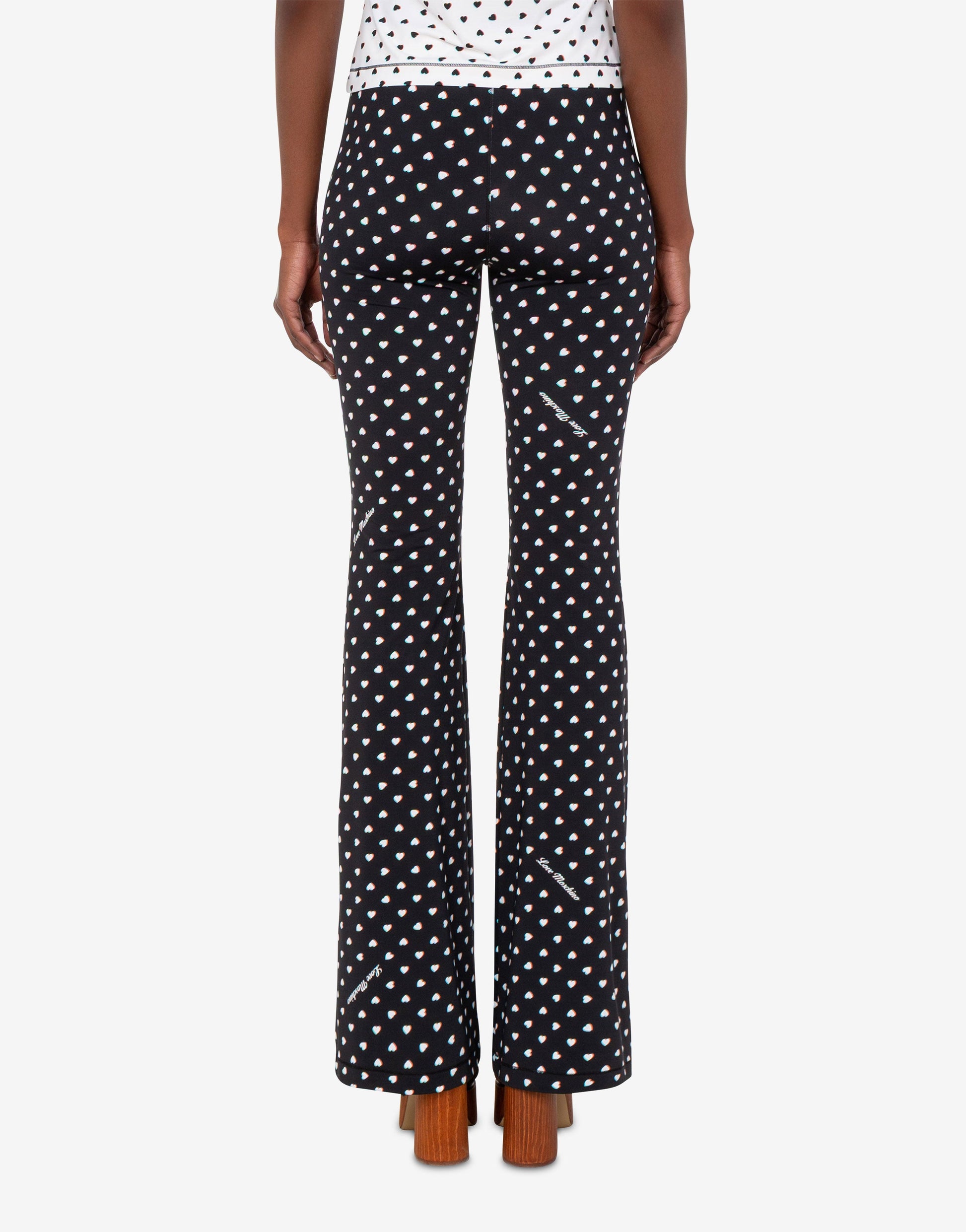 Pantalone in jersey tecnico stampato