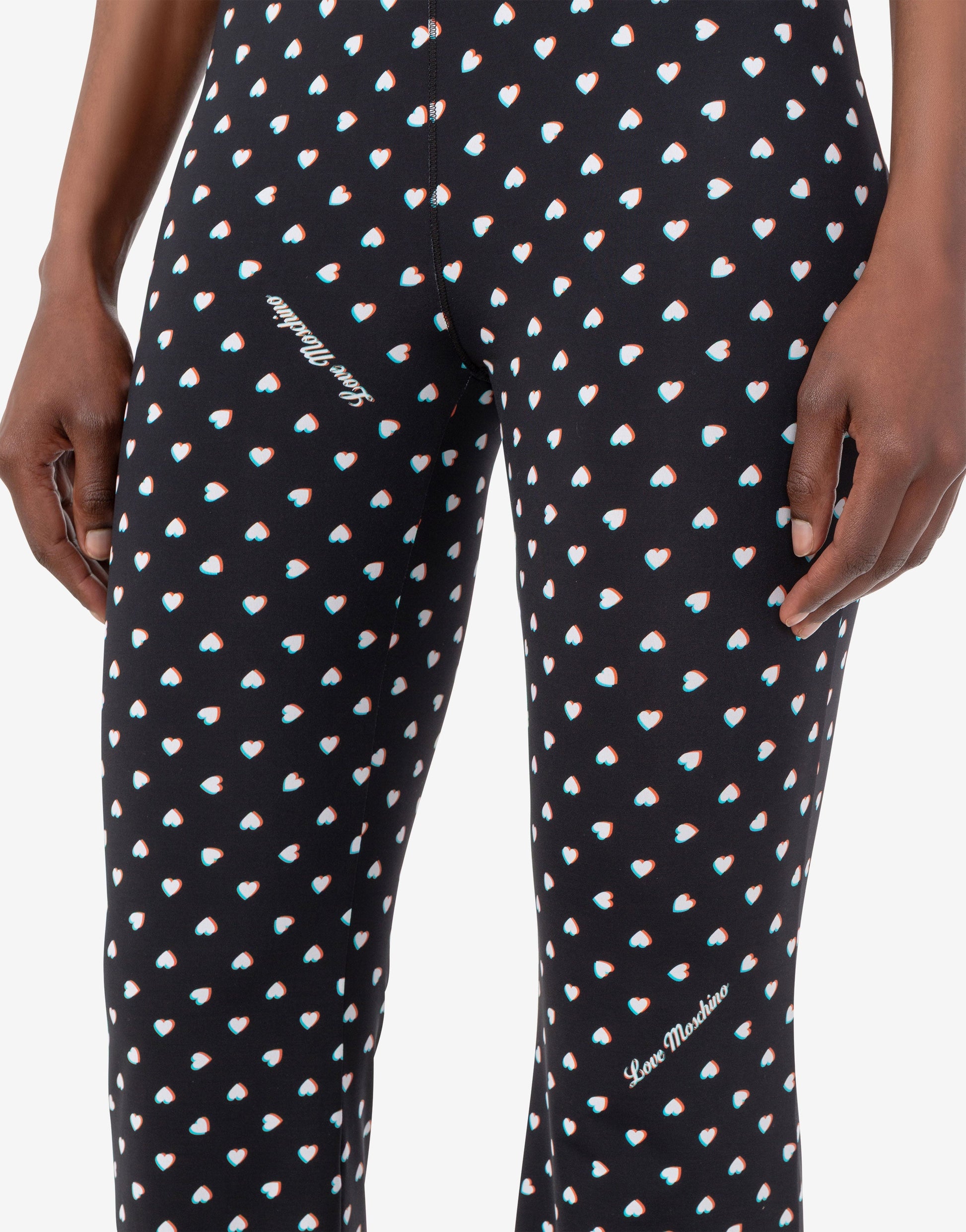 Pantalone in jersey tecnico stampato