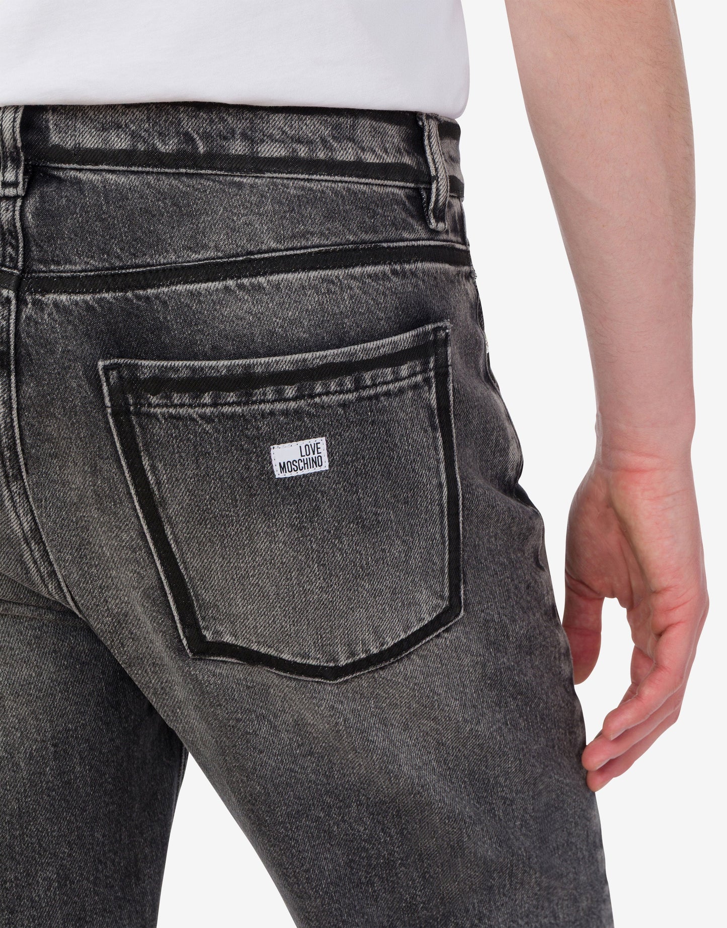 Pantalone in denim di cotone