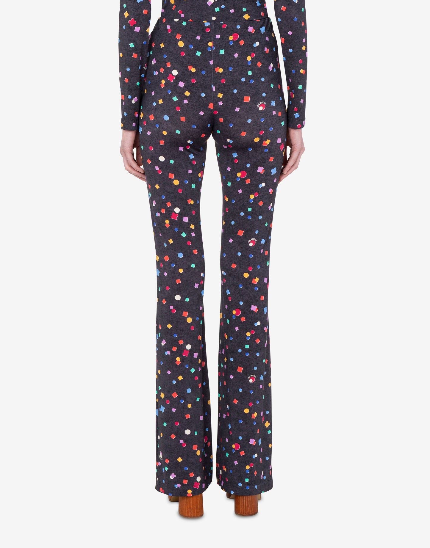Pantalone in jersey tecnico stampato