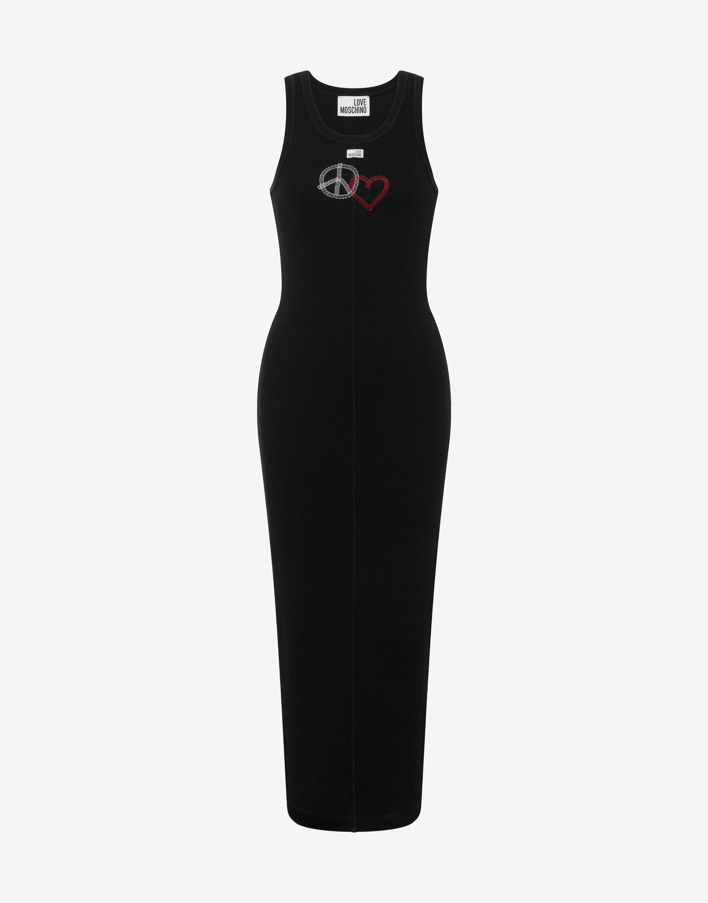 Abito in cotone stretch ricamato