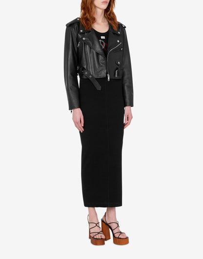Abito in cotone stretch ricamato