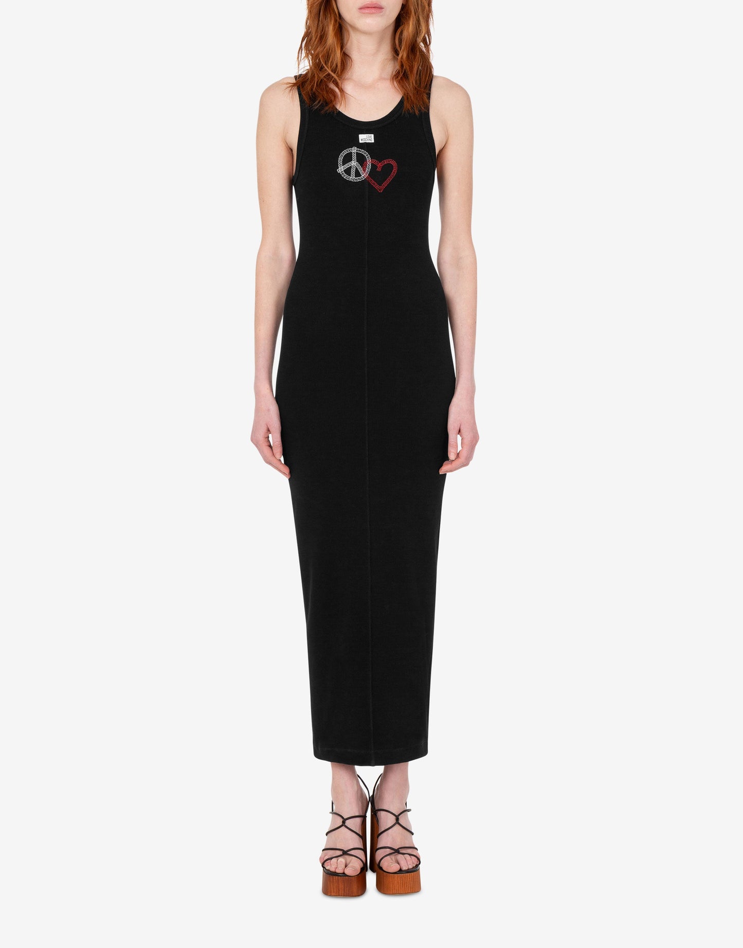 Abito in cotone stretch ricamato