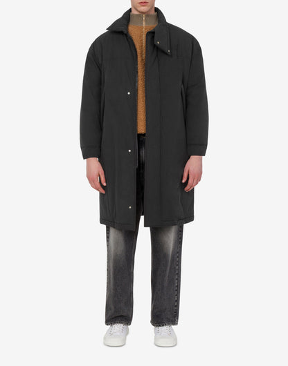 Piumino lungo in nylon leggero