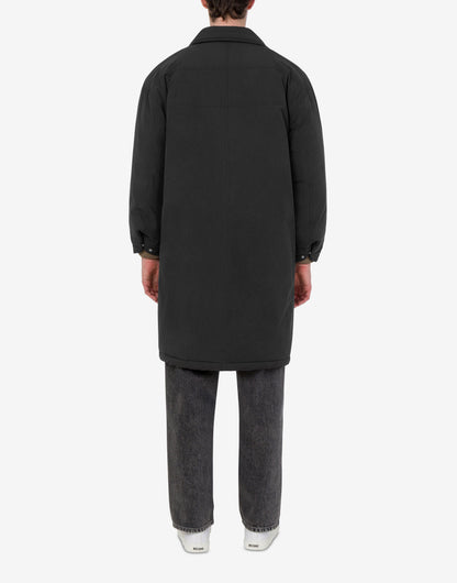 Piumino lungo in nylon leggero