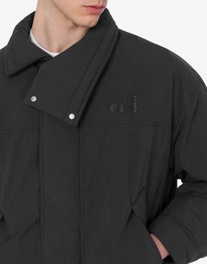 Piumino lungo in nylon leggero