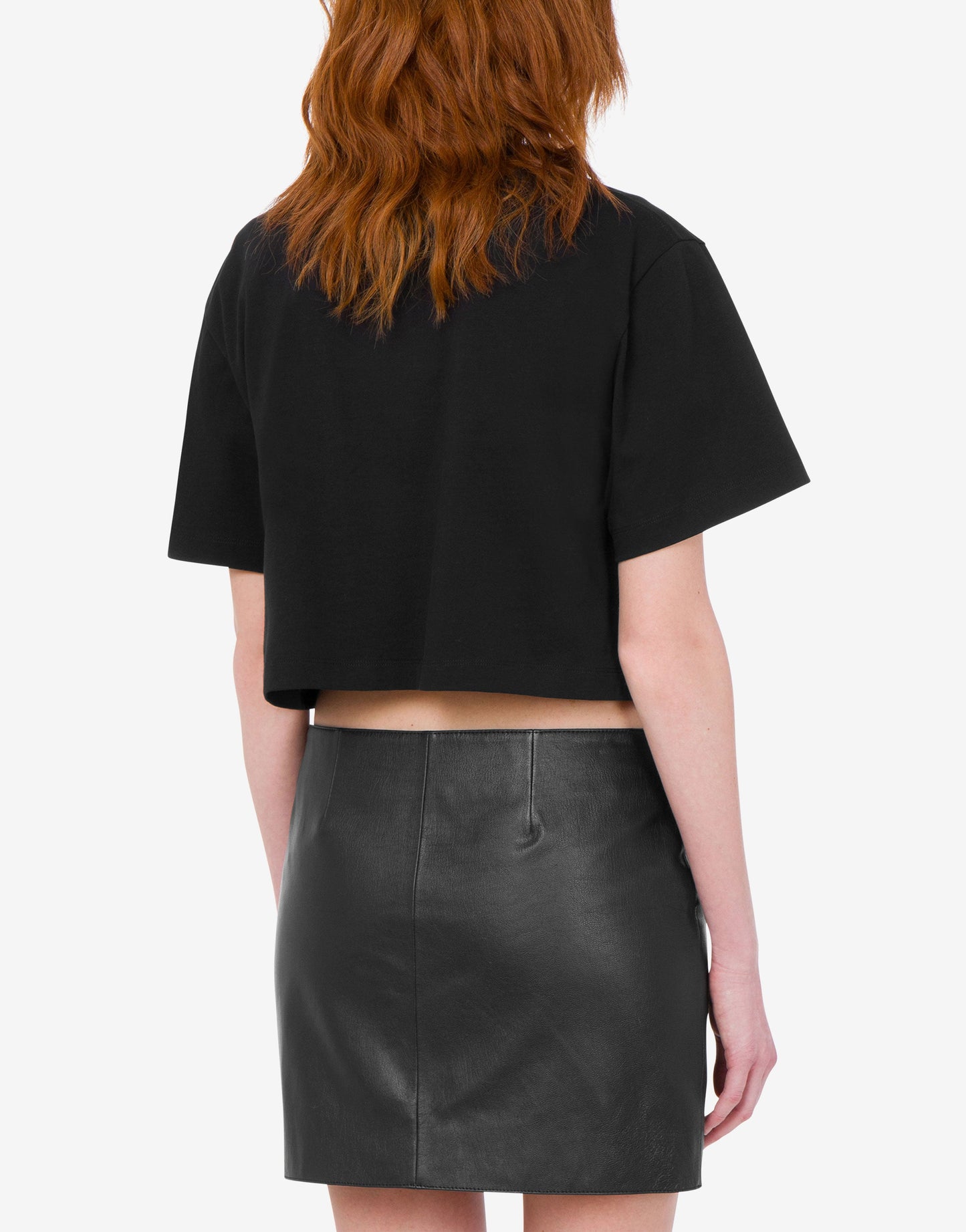 T-shirt in jersey di cotone ricamata