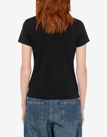 T-shirt in jersey di cotone stampata