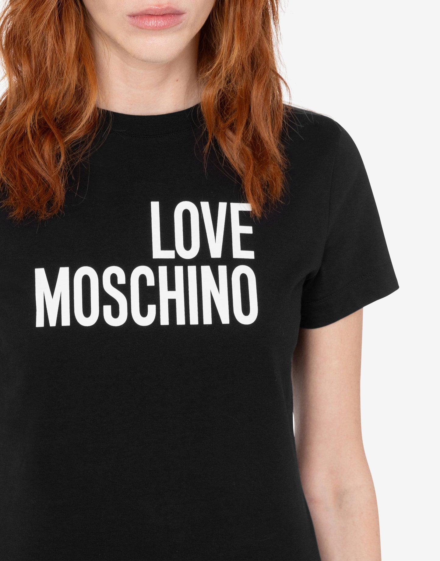 T-shirt in jersey di cotone stampata