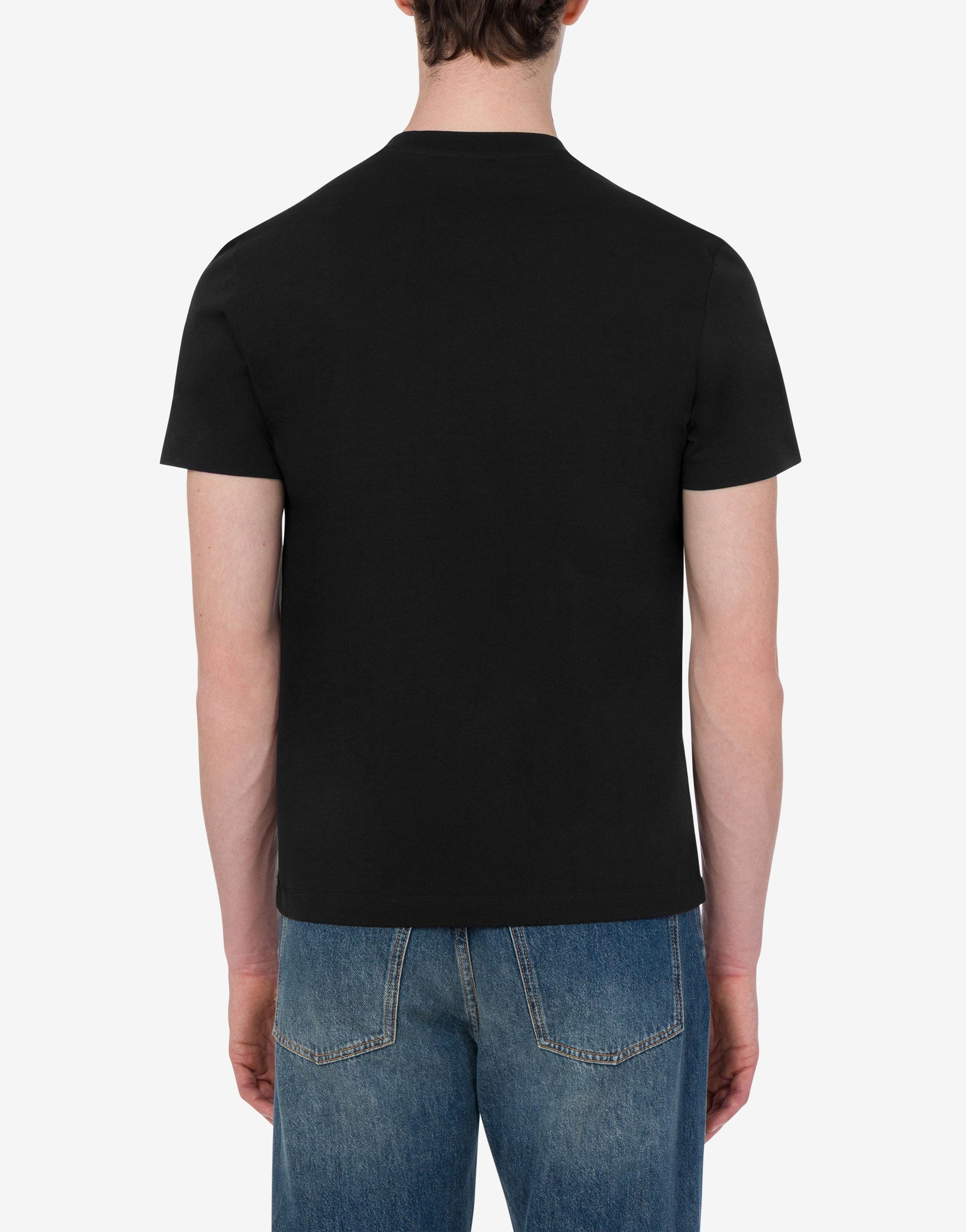 T-shirt in jersey di cotone stampata