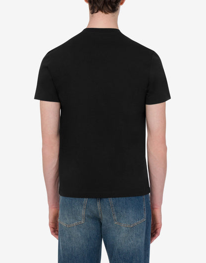 T-shirt in jersey di cotone stampata