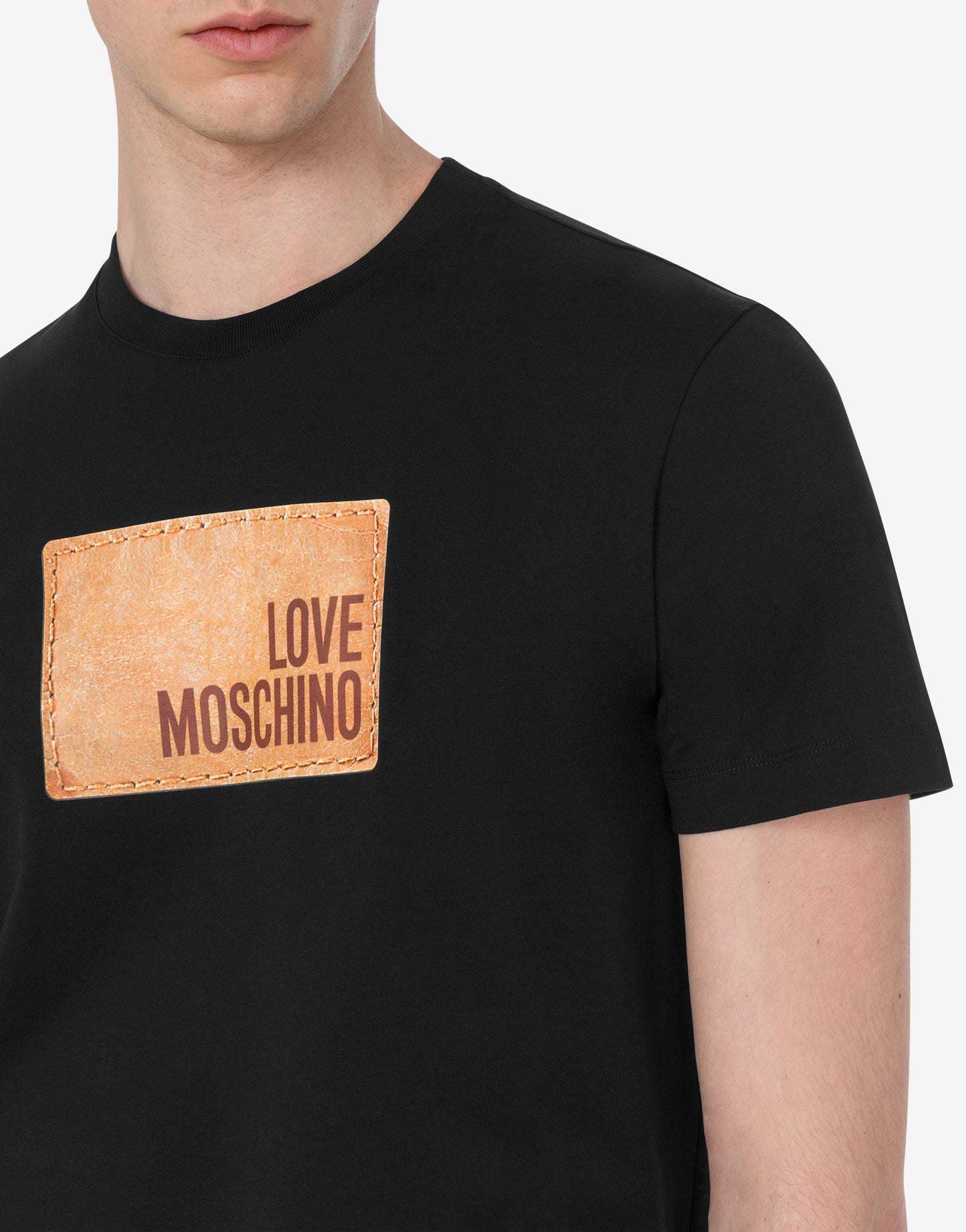 T-shirt in jersey di cotone stampata