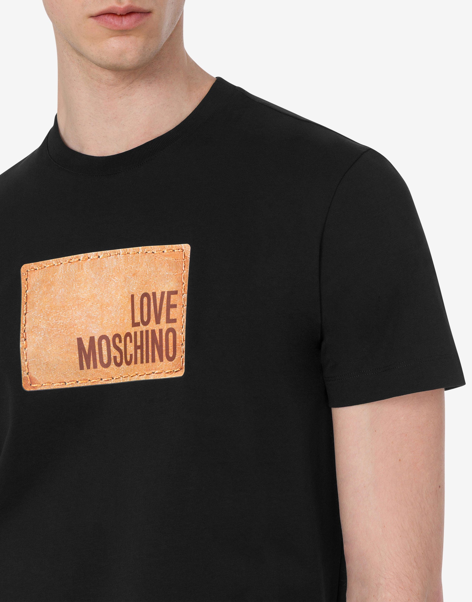T-shirt in jersey di cotone stampata