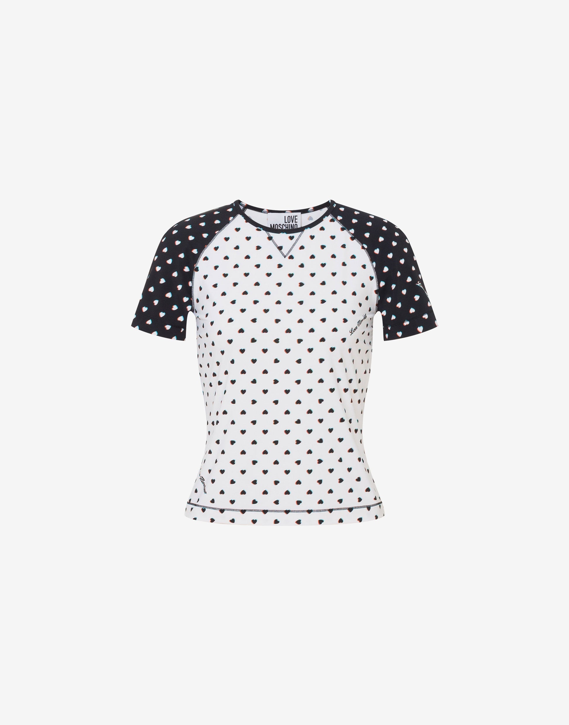 T-shirt in jersey tecnico stampata