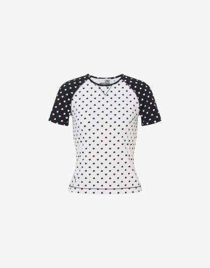 T-shirt in jersey tecnico stampata